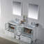 Ensemble de meuble-lavabo double 72 po avec miroir Mance-24551133