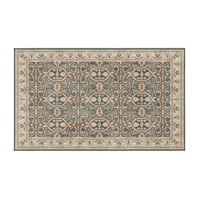 Srisha Hand Loomed Washable Oriental Indoor Rug