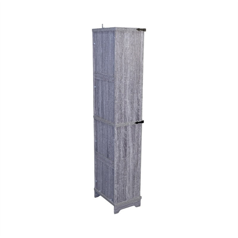 Armoire étroite, Gris