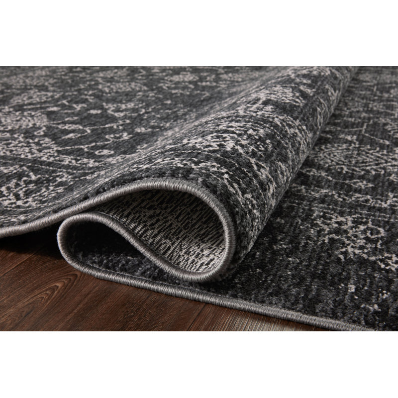 Vance Charcoal Dove Performance Area Rug - 9'6" x 13'1"