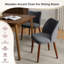 Ensemble de 2 chaises de salle à manger à oreilles Modern