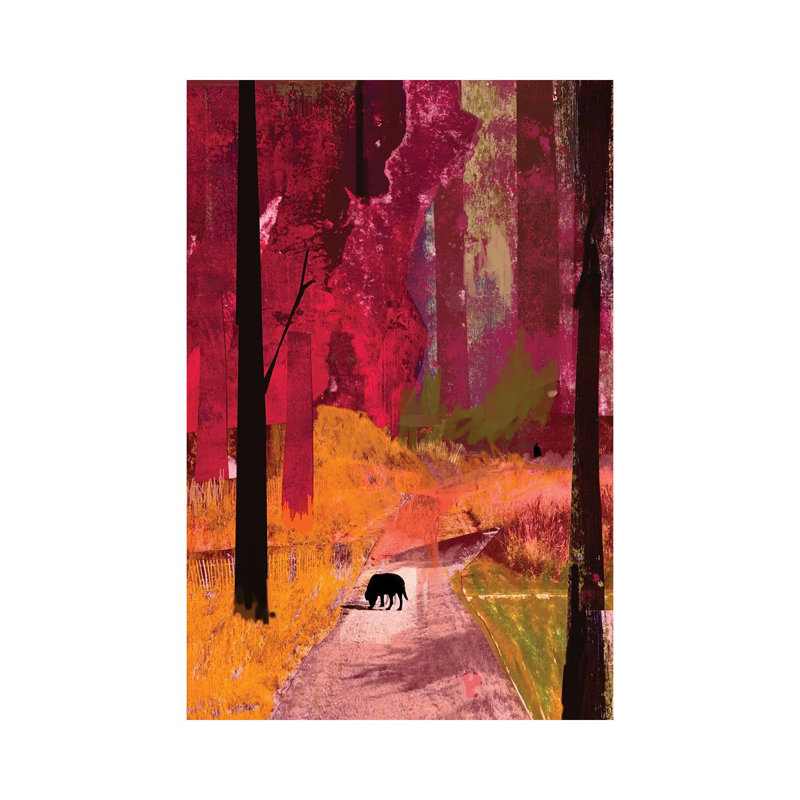 Chien, 2013 - reproduction d'art murale - toile encadrée, Toile tendue, Ne s’applique pas, H 18 po x l 12 po