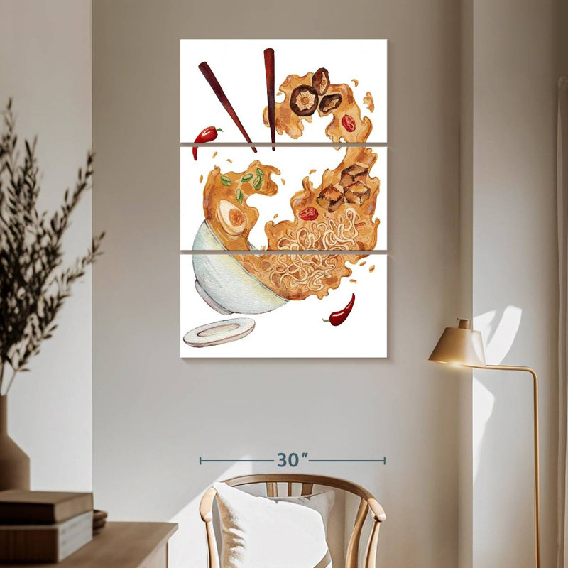 Yarlin Ramen Splash, 65" H x 42" W