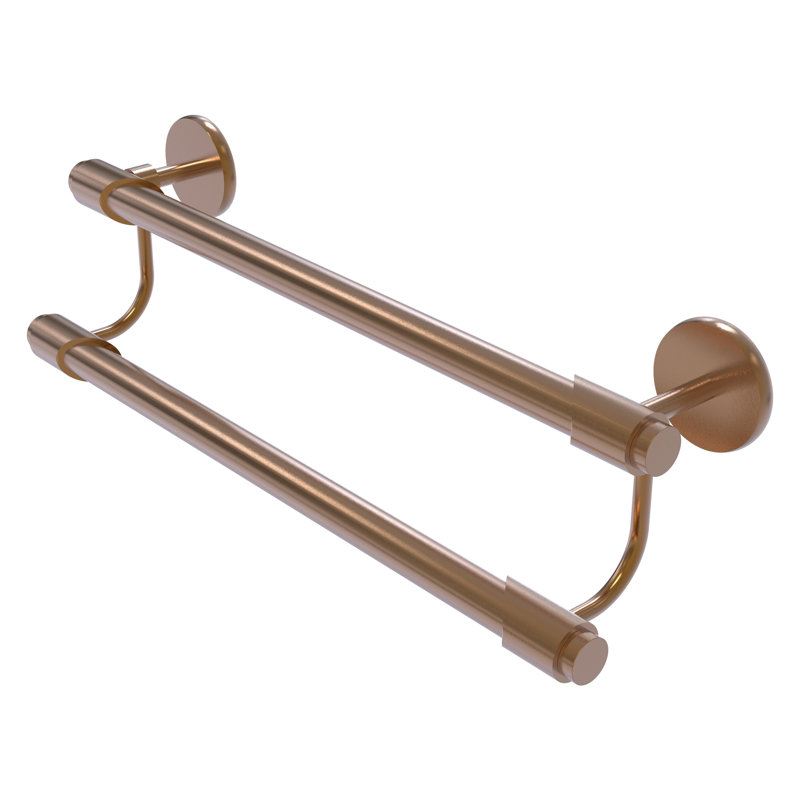 Double barre à serviettes murale Marnell, 24 po, Bronze brossé