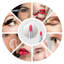 Miroir de maquillage grossissant biseauté