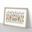 Flowers and Parrots Pattern by William Morris - Framed Print-55575963-55575970