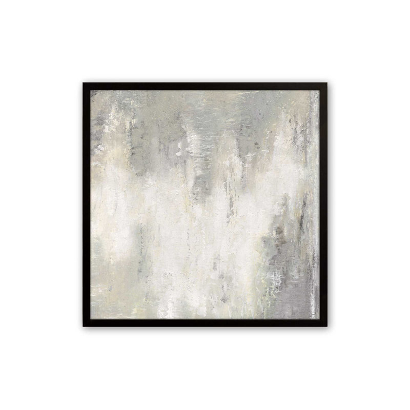 Minéral Moods v1, Papier avec cadre simple noir satiné, H 17,5 po x l 17,5 po x P 1,25 po