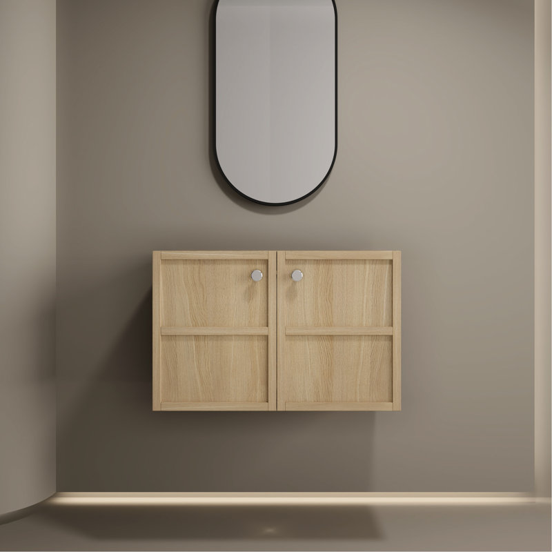 Meuble-lavabo de 30 po en contreplaqué de chêne, 30"