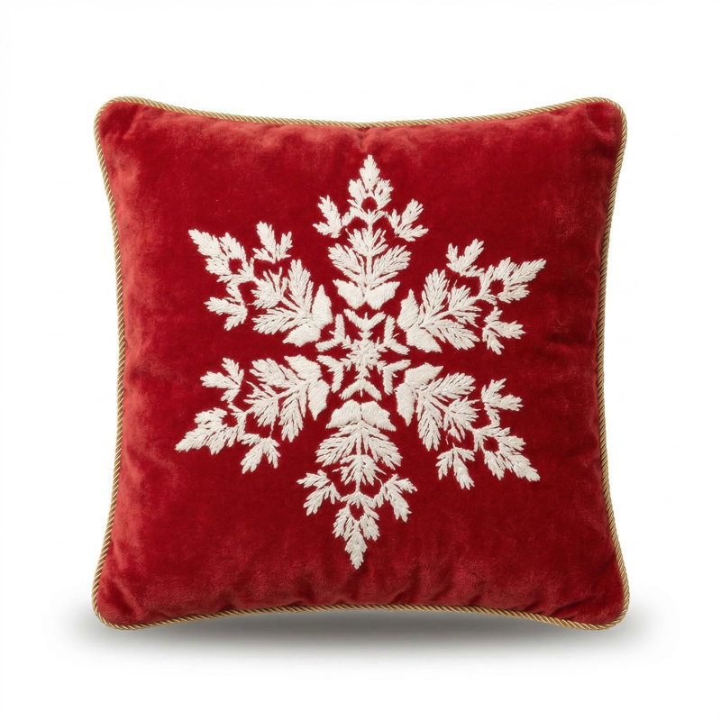 Red Square Throw Cushion