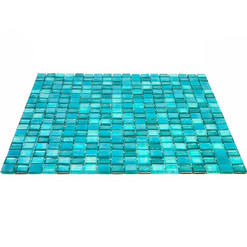 Carreau de mosaïque en verre 0,6 po x 0,6 po Mingles