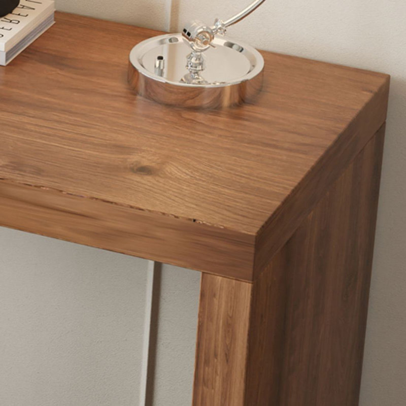 Bureau d'écriture Burlywood, H 29,53 po x l 62,99 po x P 23,62 po
