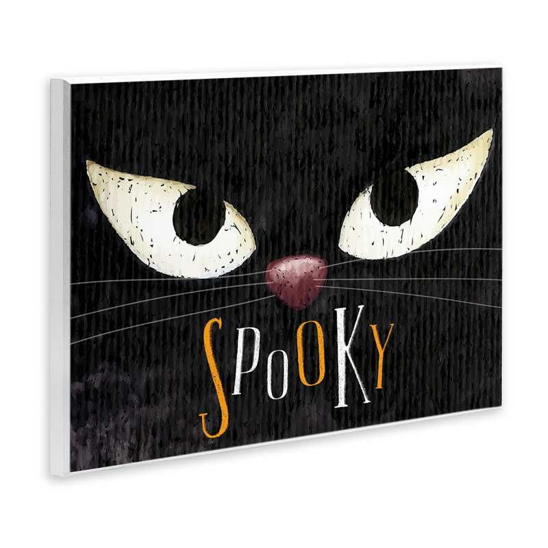 «Spooky Cat Eyes» par Nicole DeCamp, H 10 po x l 15 po