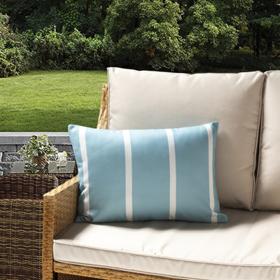 Housse de coussin rectangulaire intérieur / extérieur en polyester My Cottage Home