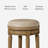 Maven Lane Pullman Backless Swivel Kitchen Stool with Upholstery Seat-128006625-128006623