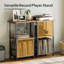 Manufactured Wood,Metal 75.5cm H Media Shelves