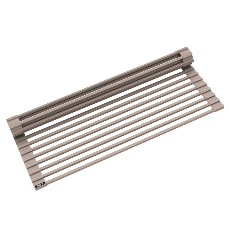 Égouttoir à vaisselle Kore, Gris clair, H 0,375 po x l 16,875 po x P 12 po