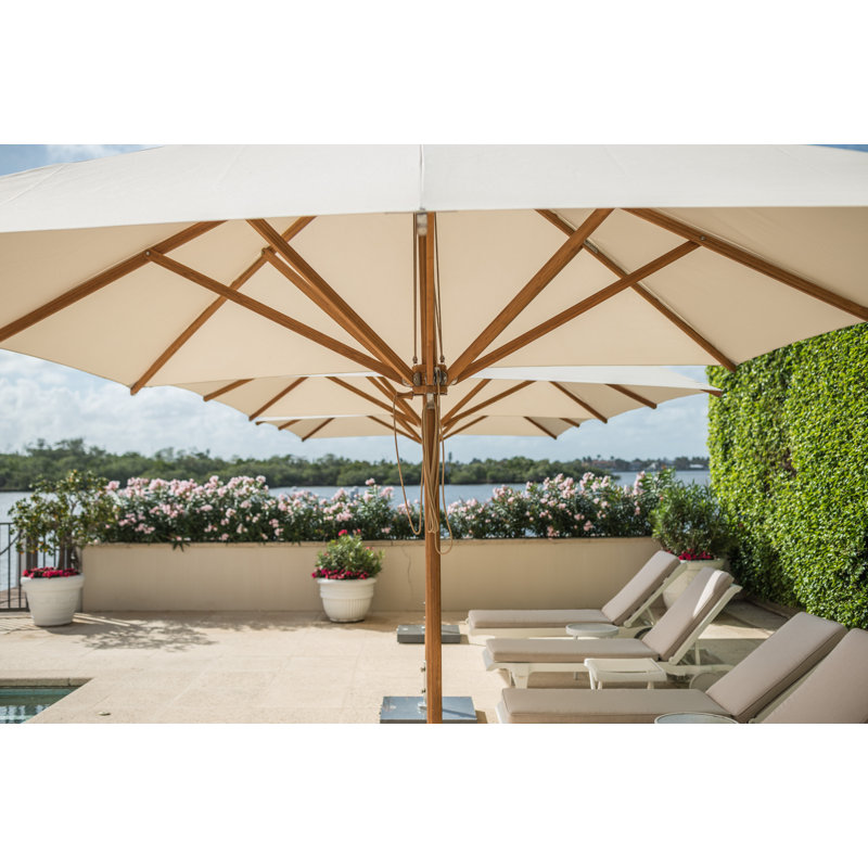 Yadira 210cm Market Parasol, Ecru