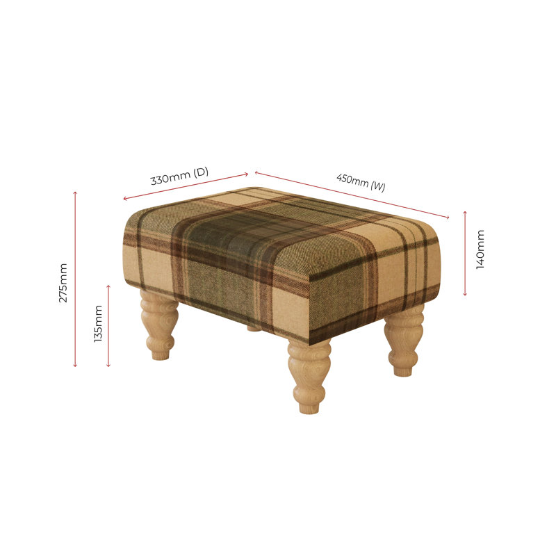 Manufactured Wood Accent Stool, Natural
