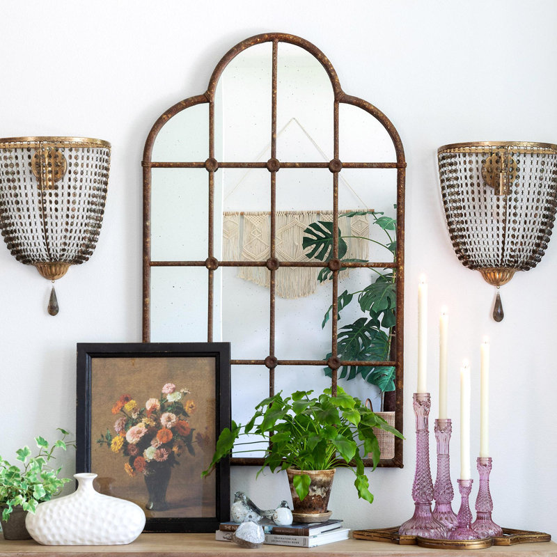 Southern Classic Arch Framed Wall Mirror