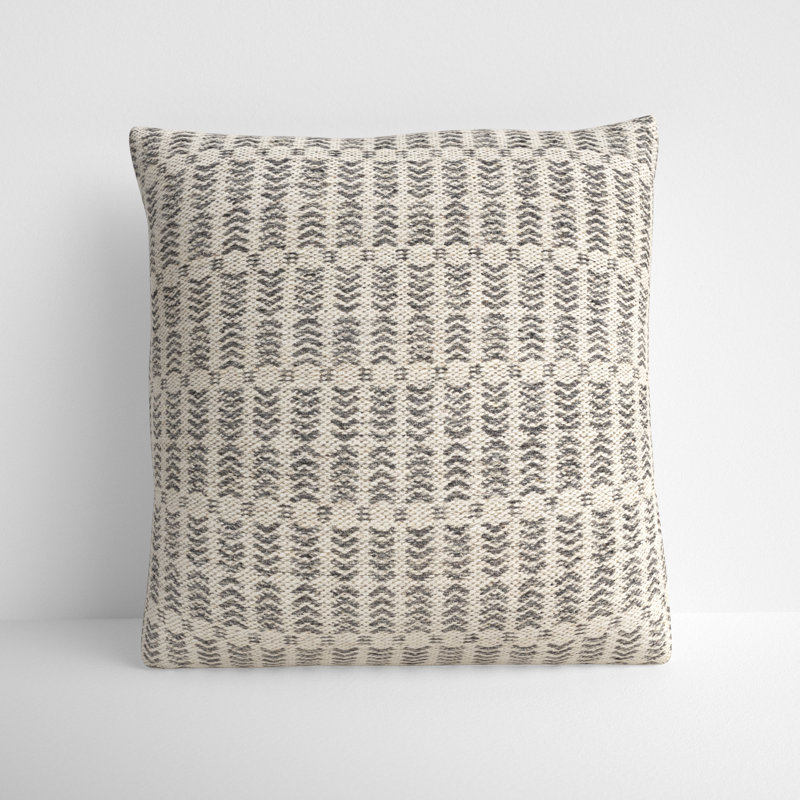 Hemlen Geometric Cotton Blend Reversible Throw Pillow, Pillow Cover Only - No Insert