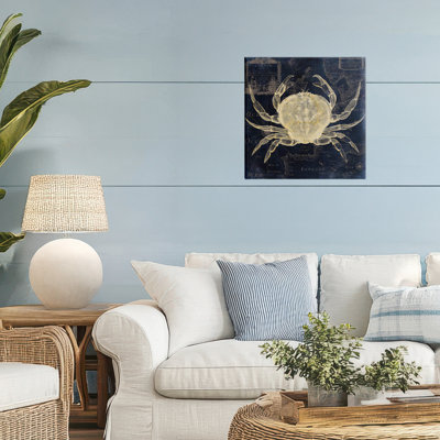 Contour sur carte crabe crabe, design par Sasha