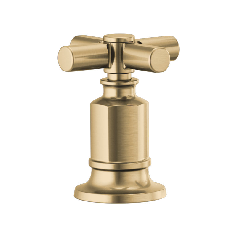 Invari® Roman Tub Faucet, Luxe Gold, Cross