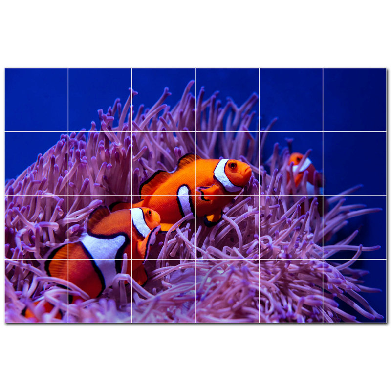 Panneau décoratif en céramique satinée 12 po x 12 po