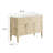 Elysian 48" Double Sink Bathroom Vanity In Burl