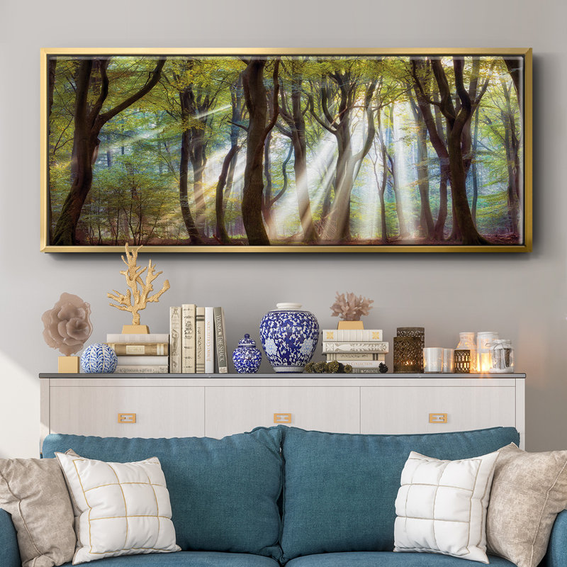 Majestic- Framed Canvas, 12" H x 30" W