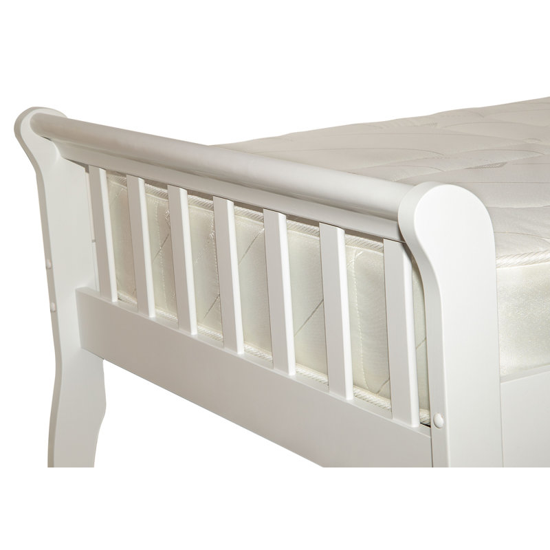Benning Solid Wood Bed, Kingsize (5'), White