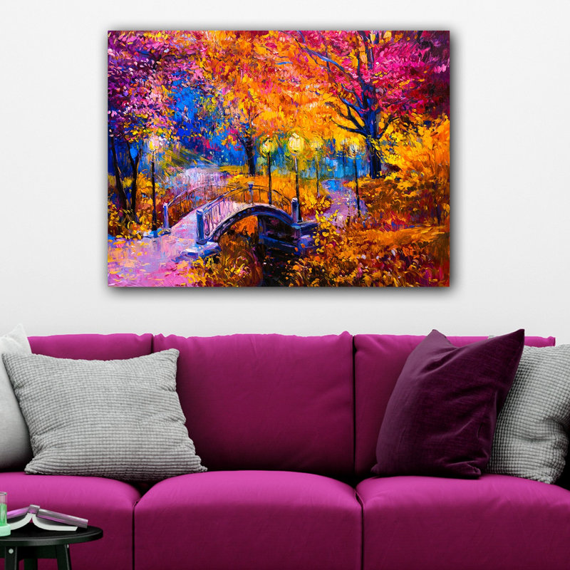Peinture sur toile tendue