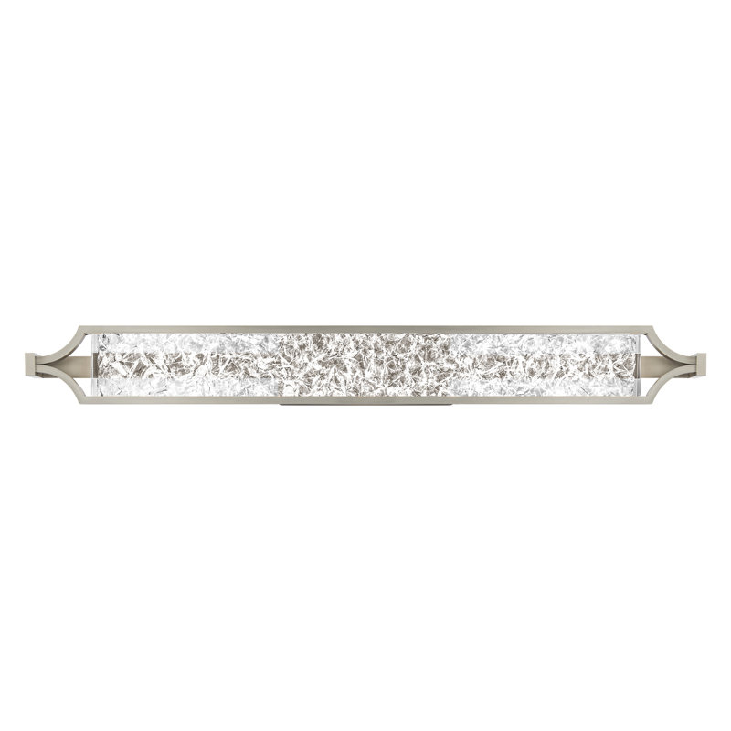 Éclairage pour meuble-lavabo à intensité variable 1 lumière DEL Emblem, Argent