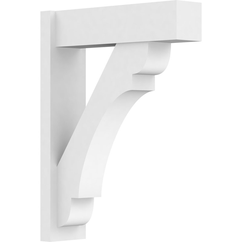 Perspectives en PVC de qualité architecturale avec extrémités blocs, L 7 po, H 32 po x P 24 po