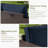 Cartert 9 Pcs Outdoor Cushion Cover Set For 3" Outdoor Cushions And Patio Furniture Cushion Covers,  Only Covers-995239597