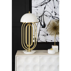 Nordlux Cera Dome Table Lamp - Brass – Lampsy