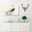 A Crane by Kono Bairei - Wrapped Canvas-55299735