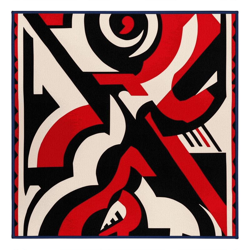 Daring Dagger Rug, Square 8'