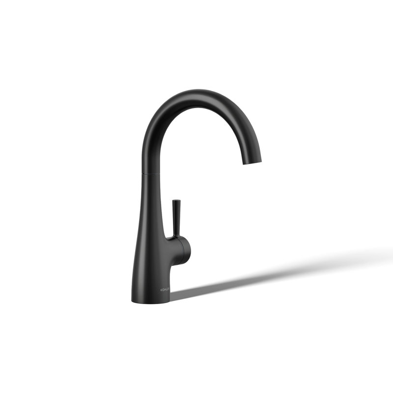 Transitional Beverage Faucet, Matte Black