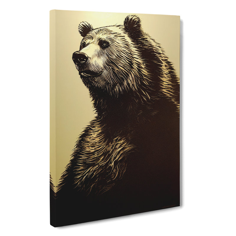 XC1022-2390X Great Grizzly Bear No.4 - Wrapped Canvas Print