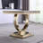 Marleyann Marble Top End Table-994515931-994515930