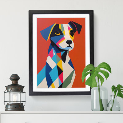 Willandra Jack Russell Terrier Geometric Vol.1 - Picture Frame Print