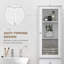 Armoire de salle de bain moderne et mince