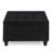 Black Faux Leather With Build And Storage Capacity Construction
