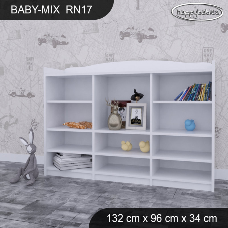 96cm H X 132cm W Kids Cube, White