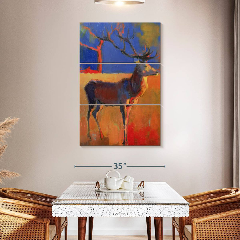 Brampt The Red Tree, 50" H x 32" W
