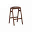 Ensemble de tabourets de bar empilables en bois avec repose-pieds