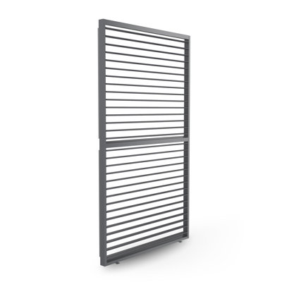 Panneau mural d'intimité en aluminium pour pergola