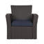 Ensemble de conversation en osier / rotin pour 4 personnes avec coussins Delano-49646172-49959817