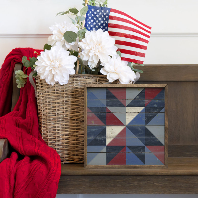 Courtepointe festive Americana Star, H 24 po x l 24 po