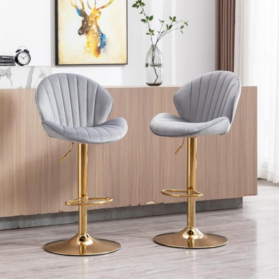 Agapito Swivel Yes Upholstered Yes Bar Stool